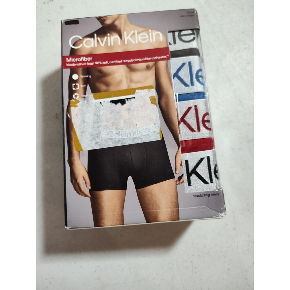 Calvin Klein Microfiber Classic Fit Men's Boxer Briefs, XL, Brand New (818)